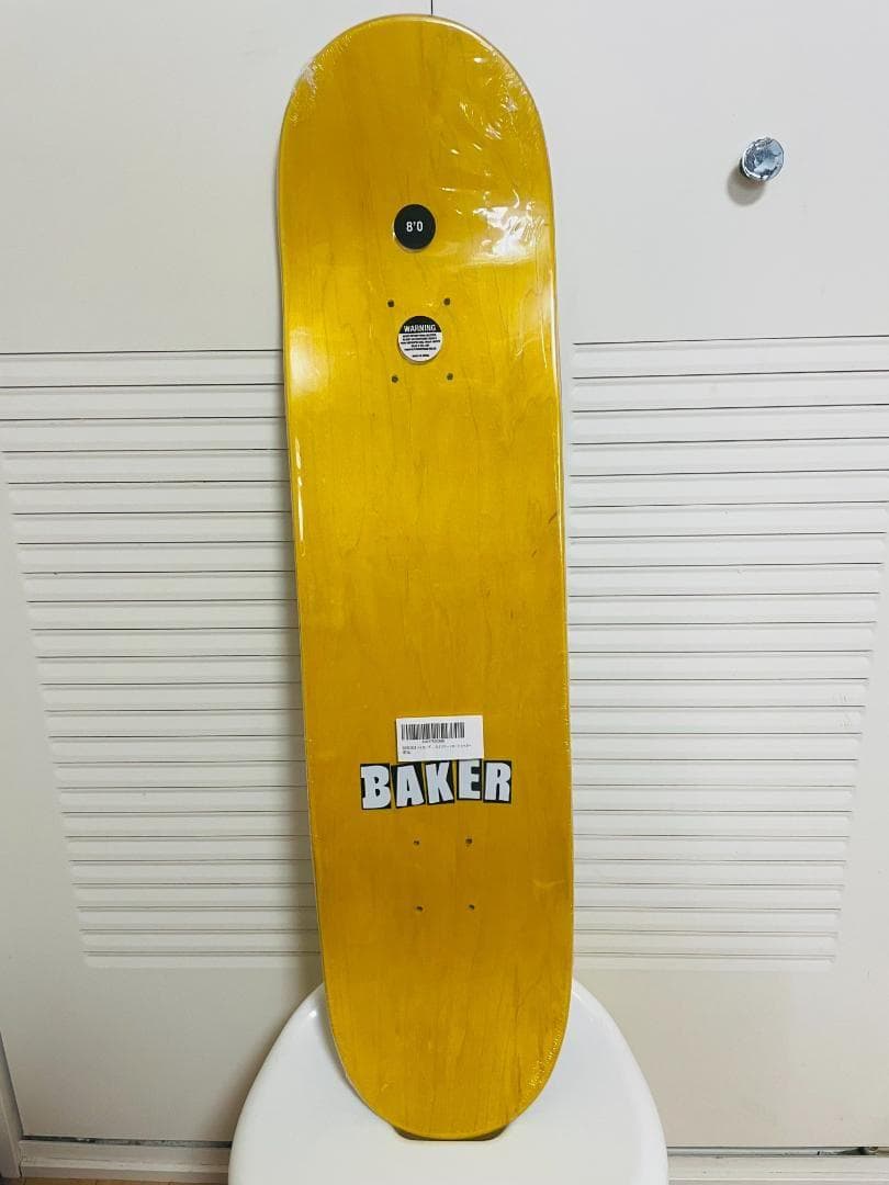 台湾製無地黒デッキテープ付き BAKER ベーカースケートボード 8.0デッキ