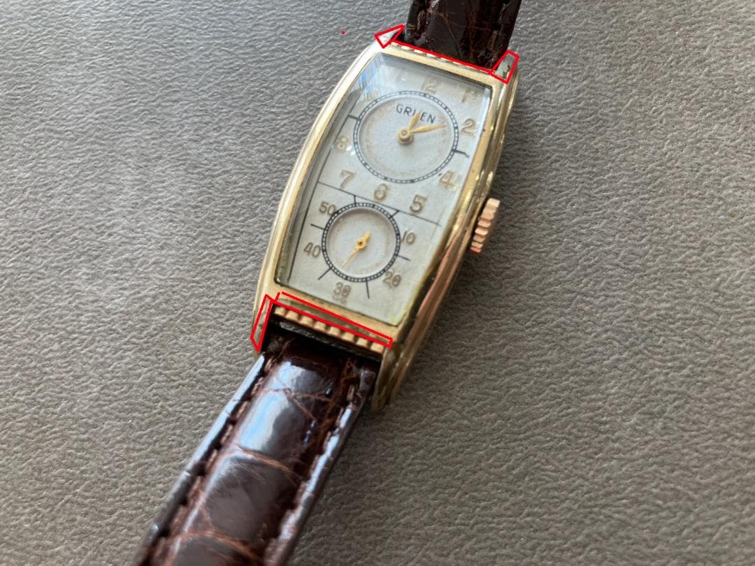 ⭐本日限定⭐️ グリュエン ドクターズウォッチ 30年代 カーベックス