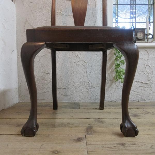 イギリス アンティーク 家具 ダイニングチェア 椅子 イス 英国 4165e