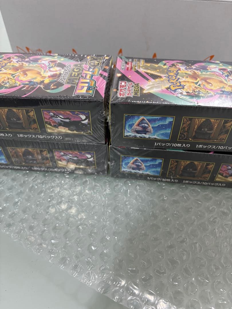 ポケモンカードMEGAドリームex 4BOX シュリンク付き新品未開封