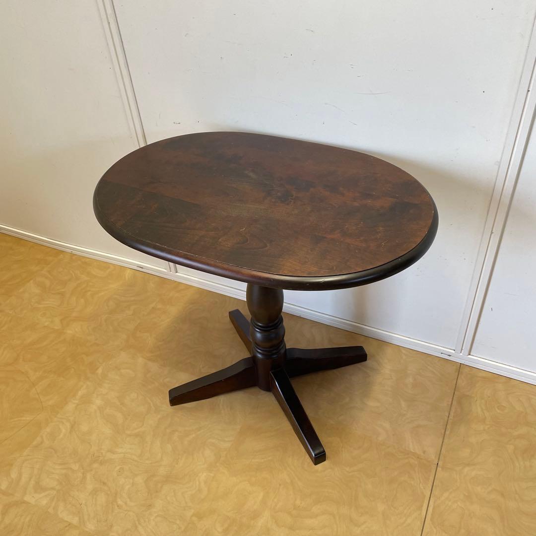 北海道民芸家具 テーブル サイドテーブル ダイニングテーブル 花台 ビンテージ