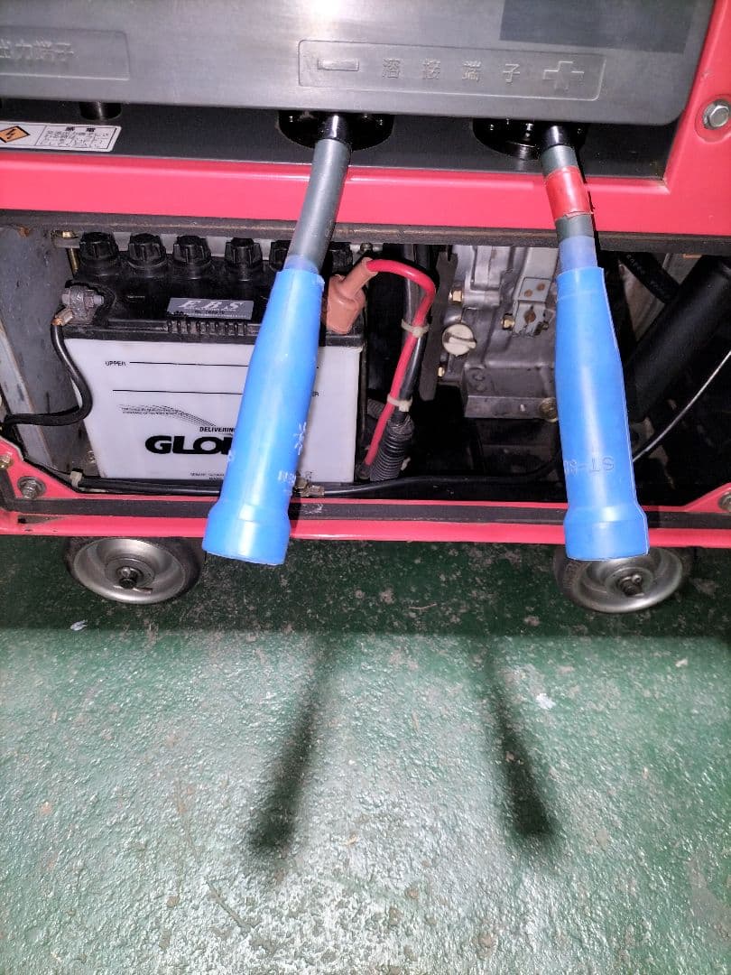 新ダイワエンジン溶接機egw151ms　発電機定格25A　メンテナス品！