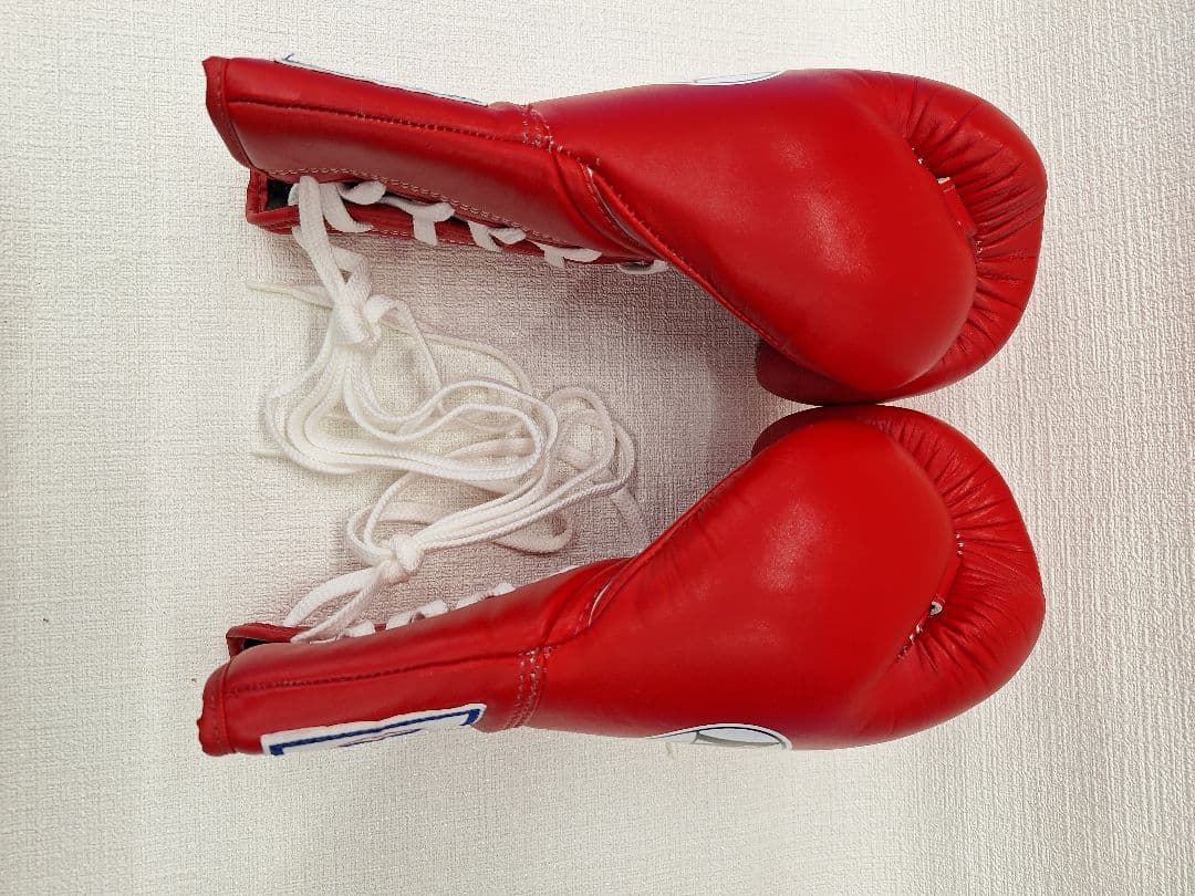 WINDY 赤 ボクシンググローブ 8oz 紐タイプ