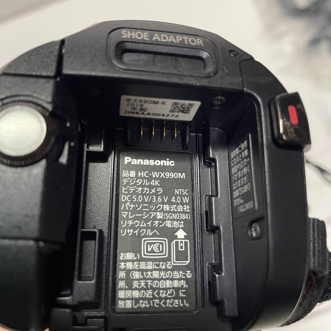 Panasonic HC-WX990M 4Kビデオカメラ　パナソニック