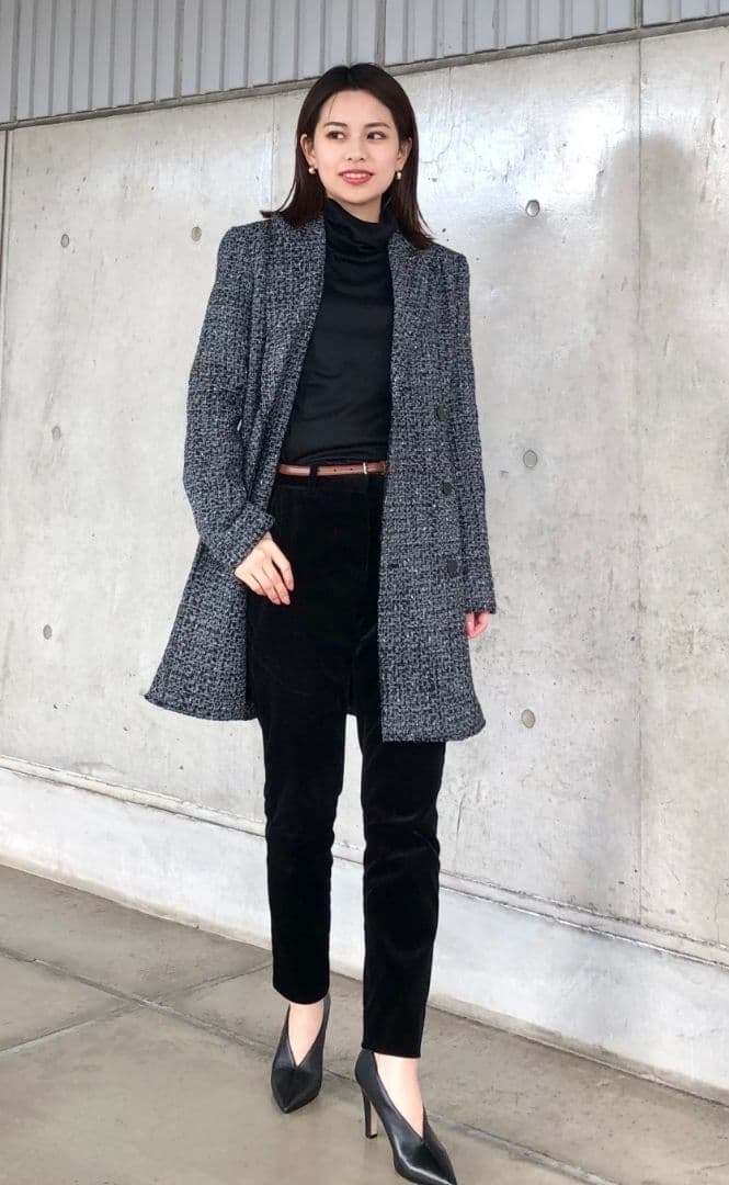 新品✨【価格 69,300円】Theory セオリー ツイードチェスターコート