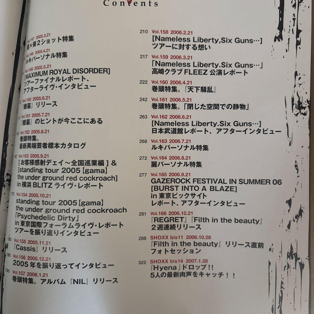 the GazetteE ガゼット SHOXX File 1 2 ショックス