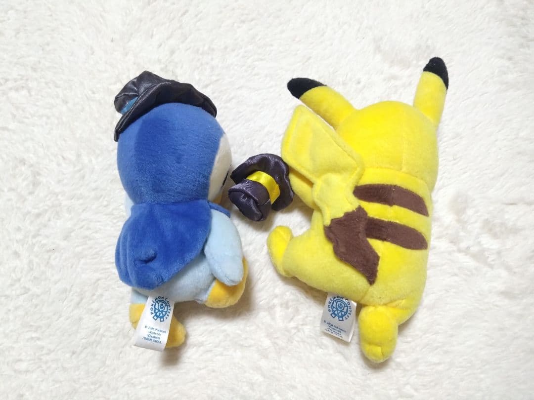 ポッチャマ&ピカチュウ　ぬいぐるみ　ポケモンコンテスト