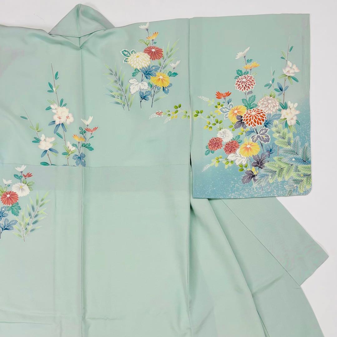 正絹訪問着4点フルセット◎全品未使用！こだわりコーディネート品格シリーズa12