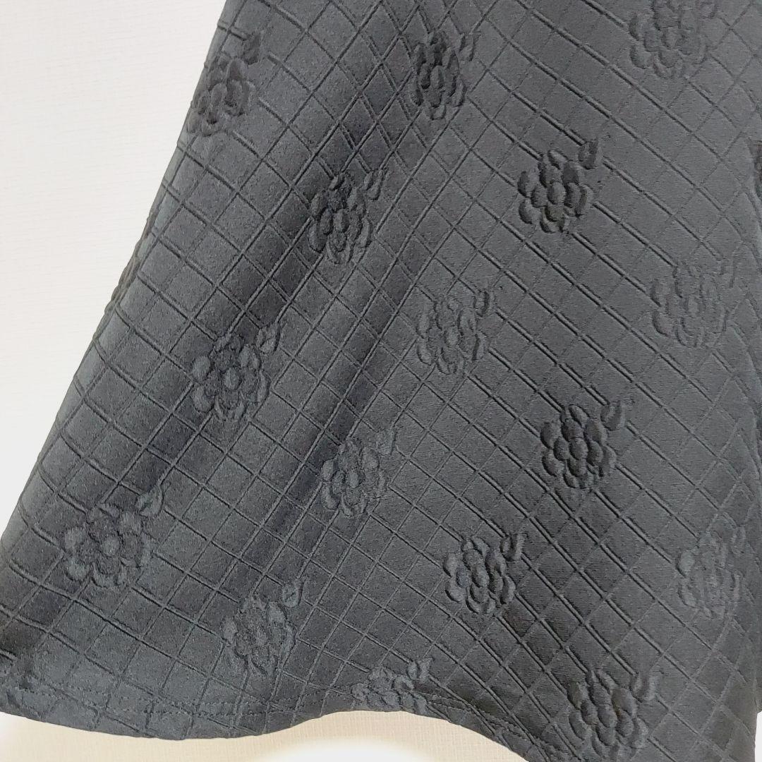 美品 M'S GRACY 2023 カメリア ジャガード フレアスカート 38