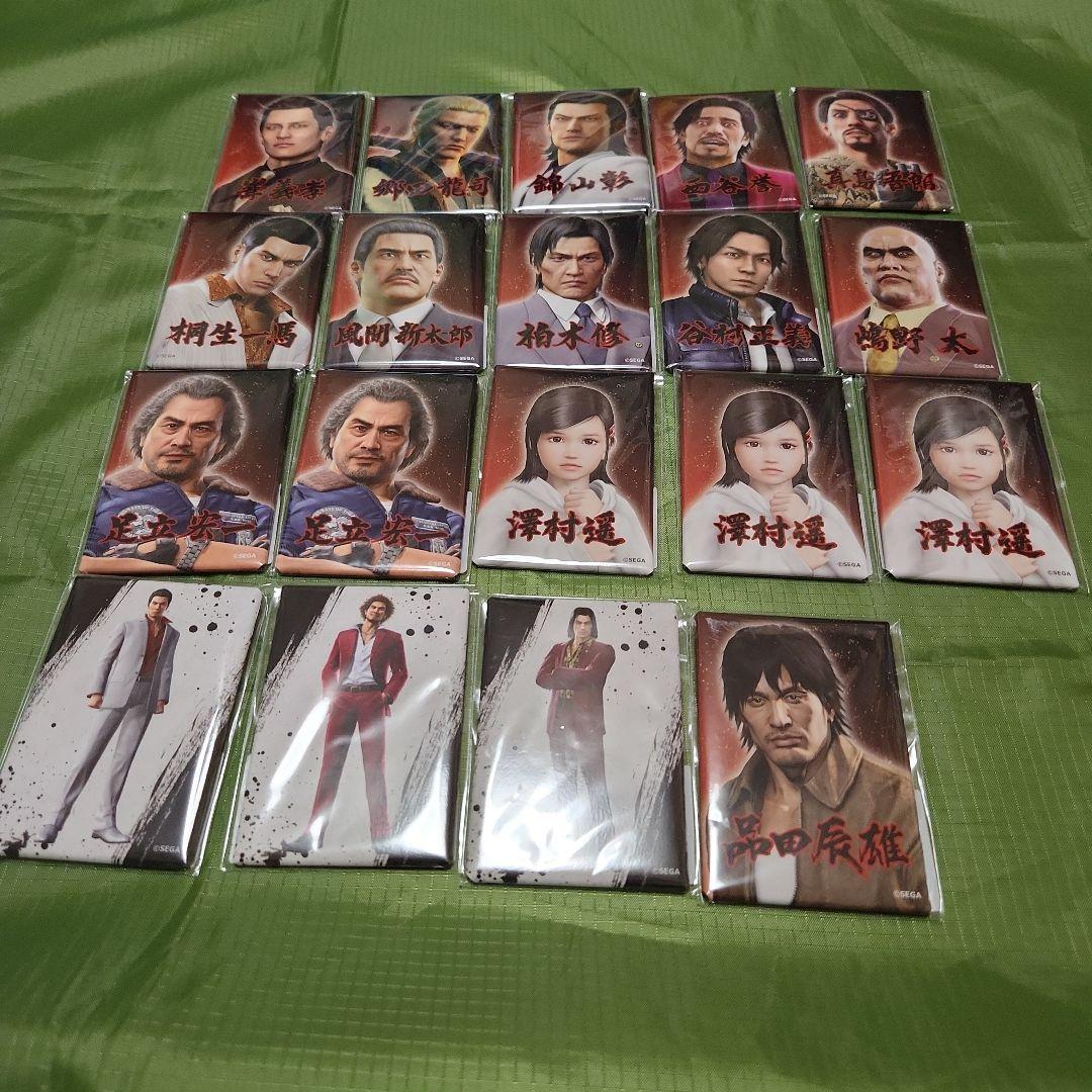 龍が如く くじ 缶バッジ 絵馬 マグネット