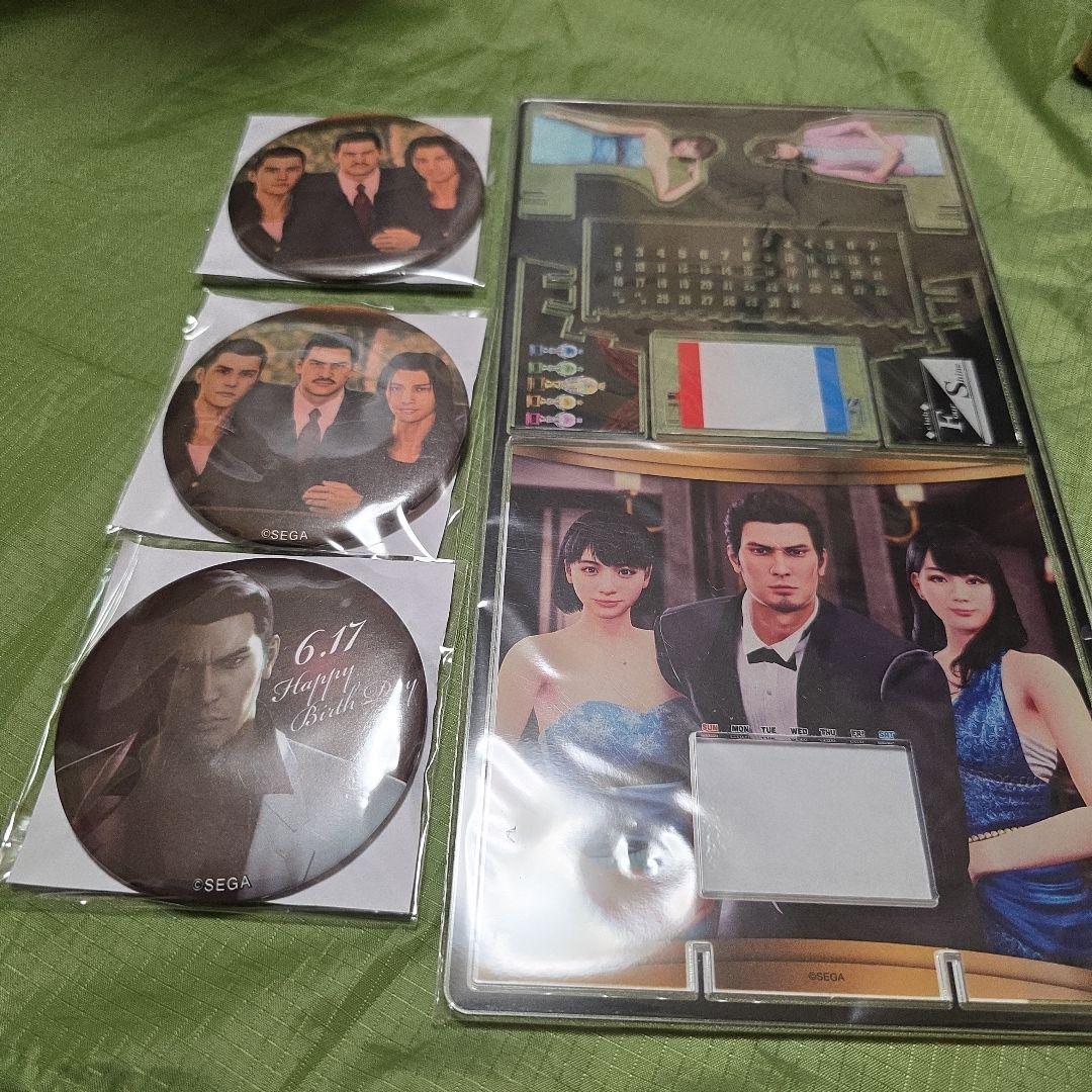 龍が如く くじ 缶バッジ 絵馬 マグネット