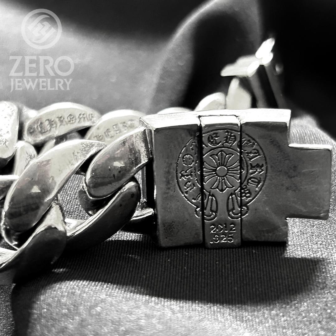 【！即日発送！925】スター 極太ブレスレット 11リンク Wロック