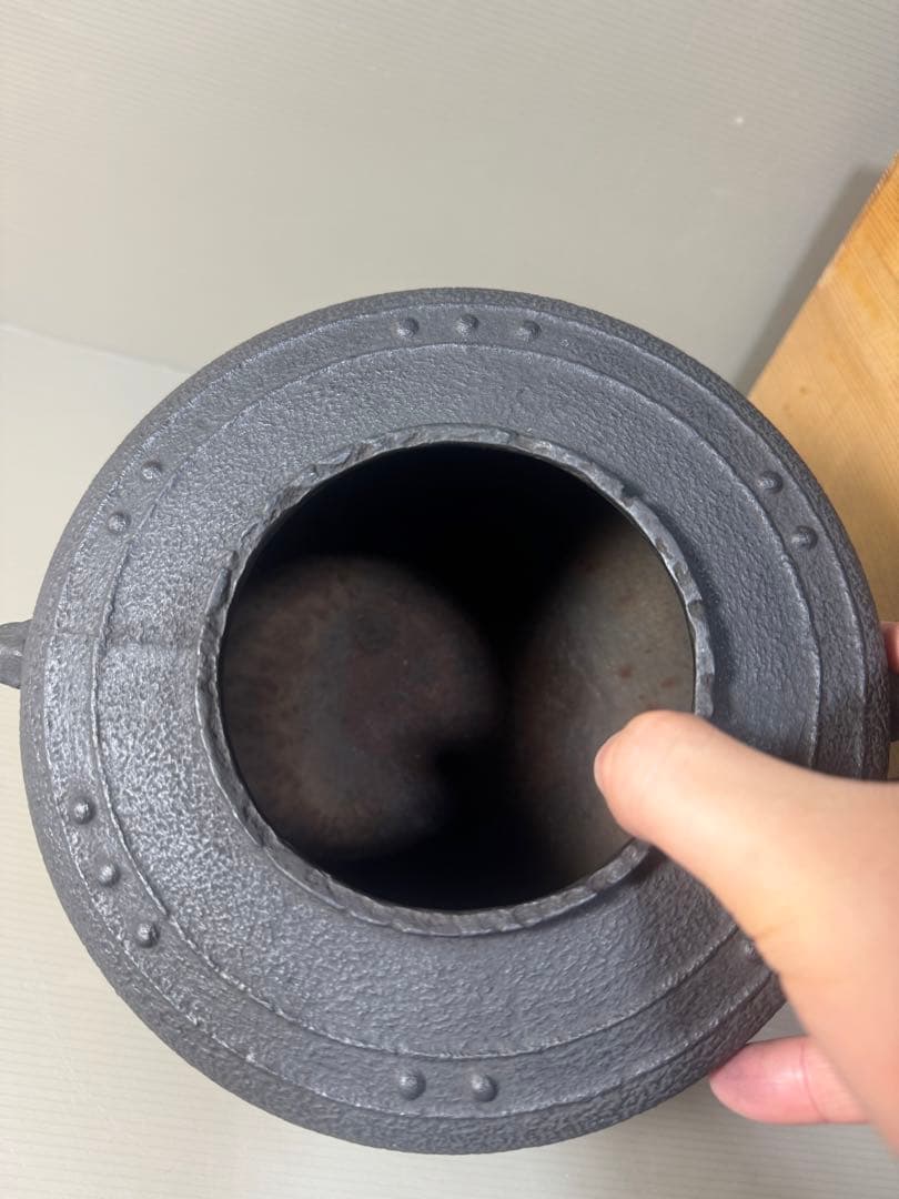 2444 茶釜 万代屋釜　茶道具　炉用　茶室　茶席　金属工芸