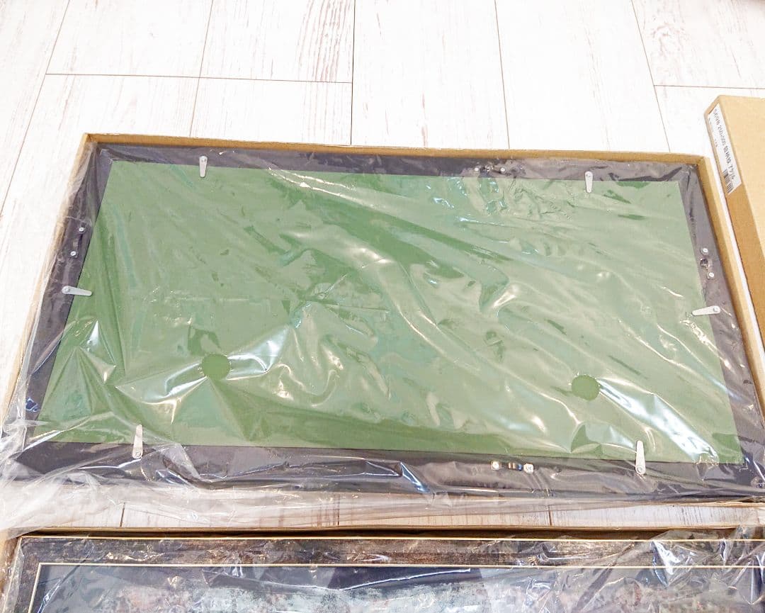 東郷正二郎 イカ 漁船 油絵 水墨画 風景 日本絵画 洋画家 新品 2点