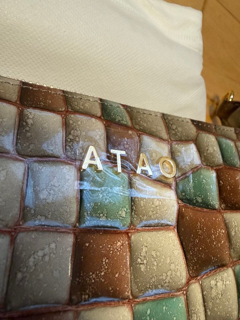 未使用に近い★アタオ　純喫茶アメリ　レトロ　ミニバッグ　アドリアエメラルド