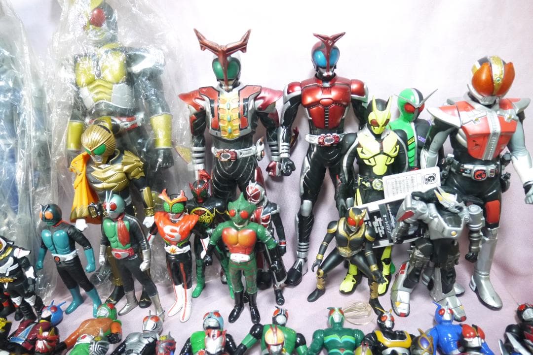 ライダーヒーローシリーズ　ビッグサイズソフビフィギュアなど　112体セット
