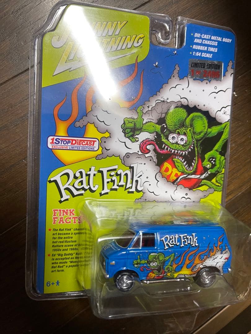 ジョニーライトニング　ラットフィンク　シェビーバン　1/64限定別注モデル！