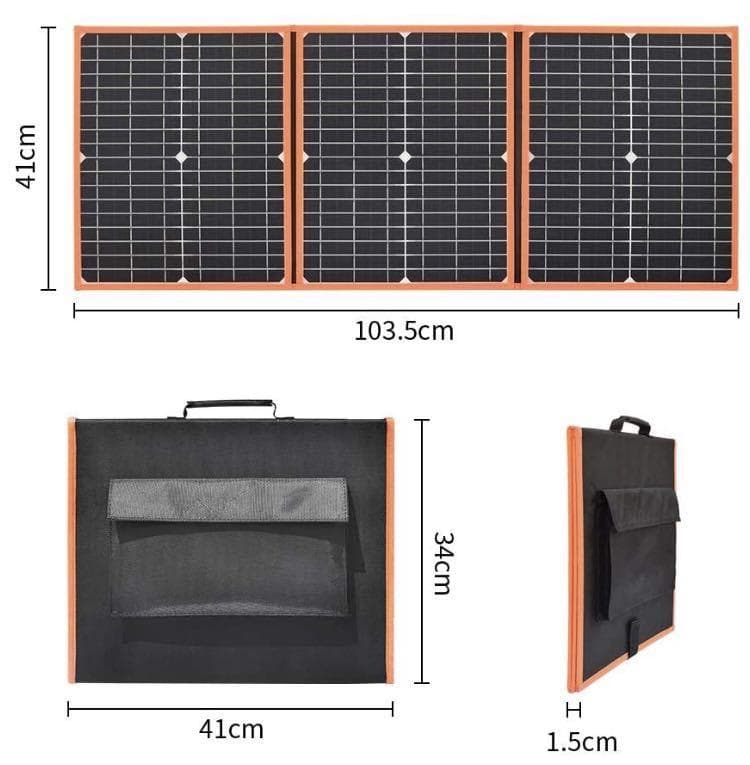 ❤高転換効率＆高出力100Wのパワフルなソーラーパネル❣折りたためて超便利♪❤