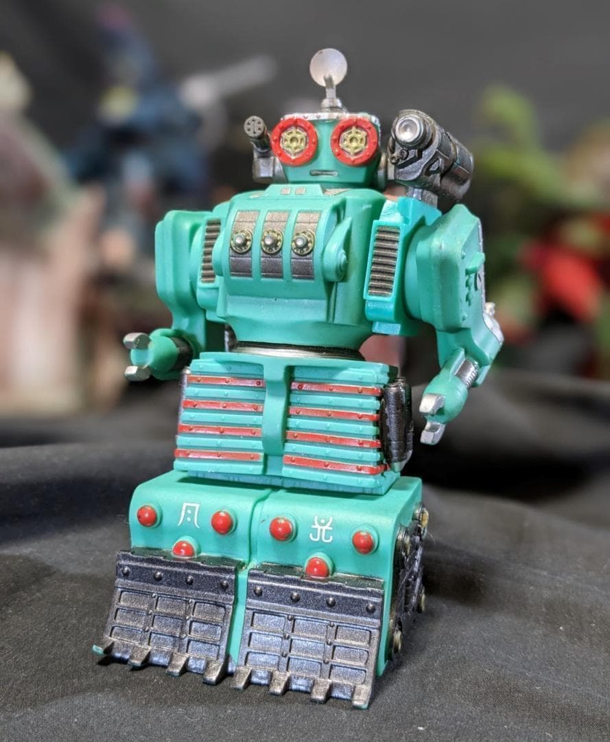 鉄甲機ミカヅキ＆登場イドム（タカラ）PVCフィギュア６体セット