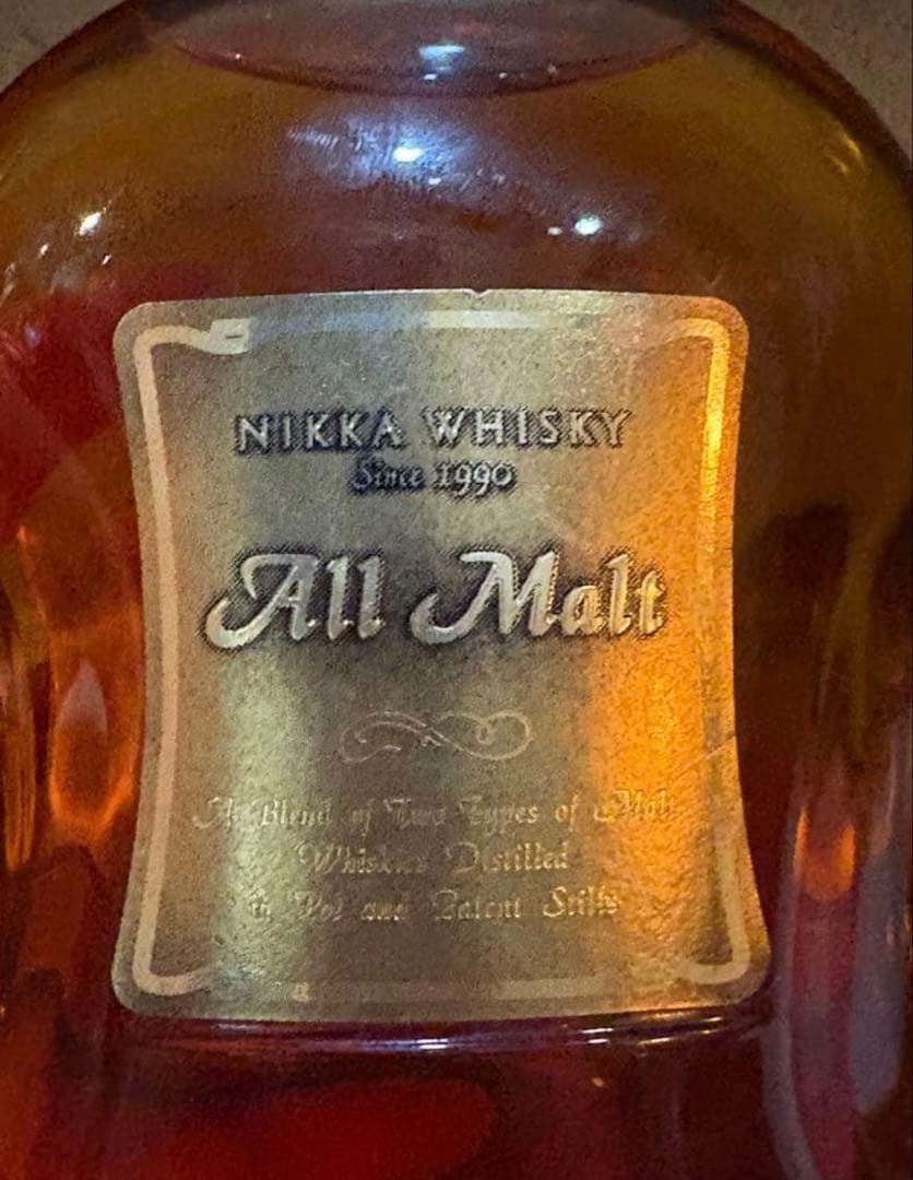 30年以上のニッカウイスキー720mL 8本➕1000mL2本オールモルド43度