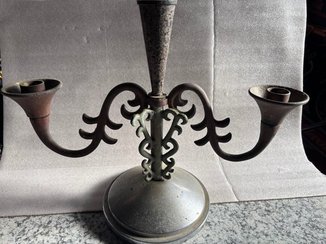 金属製キャンドルホルダー 2灯式