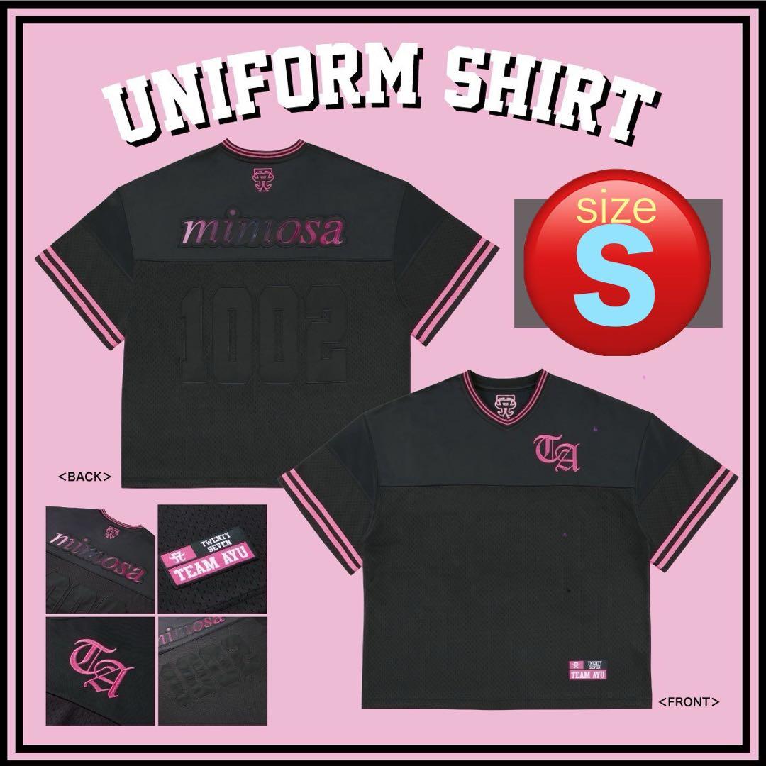 新品未開封★浜崎あゆみ　ユニフォームシャツ　Ｓ　mimosa TA 受注生産