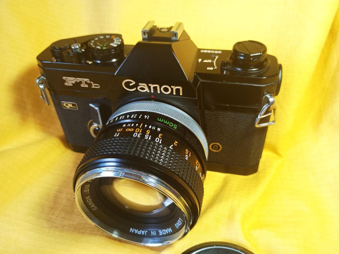 CANONーFTb＋FD50mm 1：1.4【きれいな作動品中古】