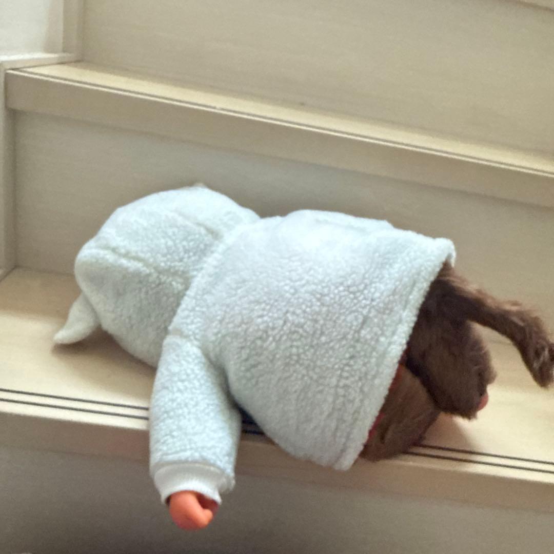 モンチッチ　ぬいぐるみ 2体セット フリースコート・ジャケット