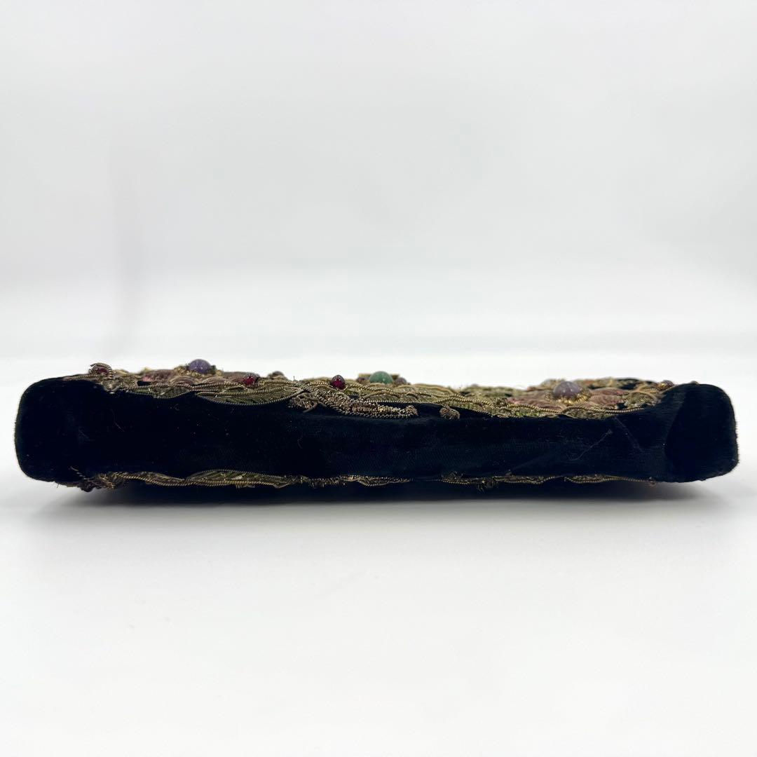 美品・超希少✨【皇室御用達】Lumy はしもと ビーズバッグ パーティー 刺繍