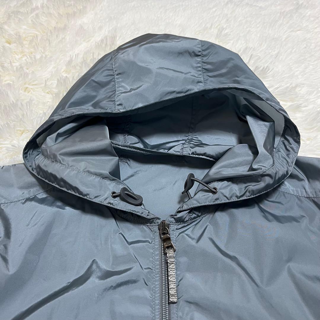 PRADA SPORT ナイロン パーカー フード付き グレー XLサイズ