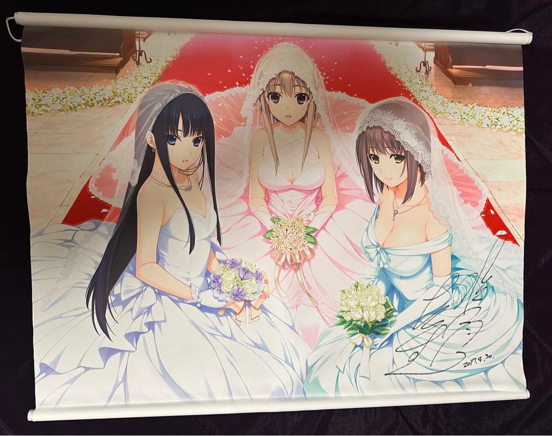 新妻LOVELY×CATION くじ　A賞  タペストリー　直筆サイン