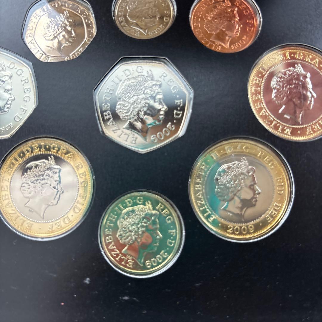 超希少 2009年 イギリス キューガーデン 50ペンス硬貨