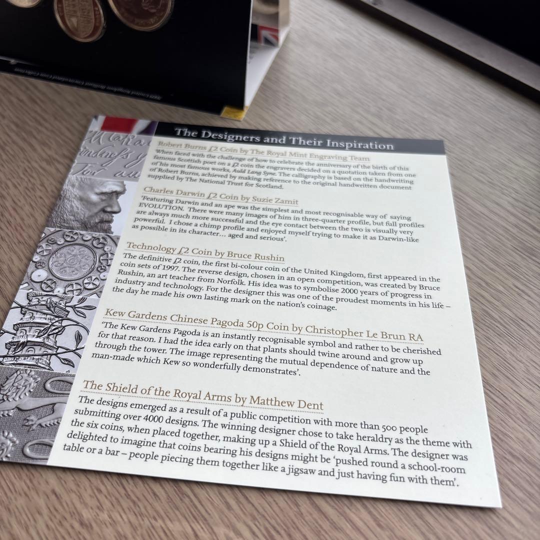 超希少 2009年 イギリス キューガーデン 50ペンス硬貨