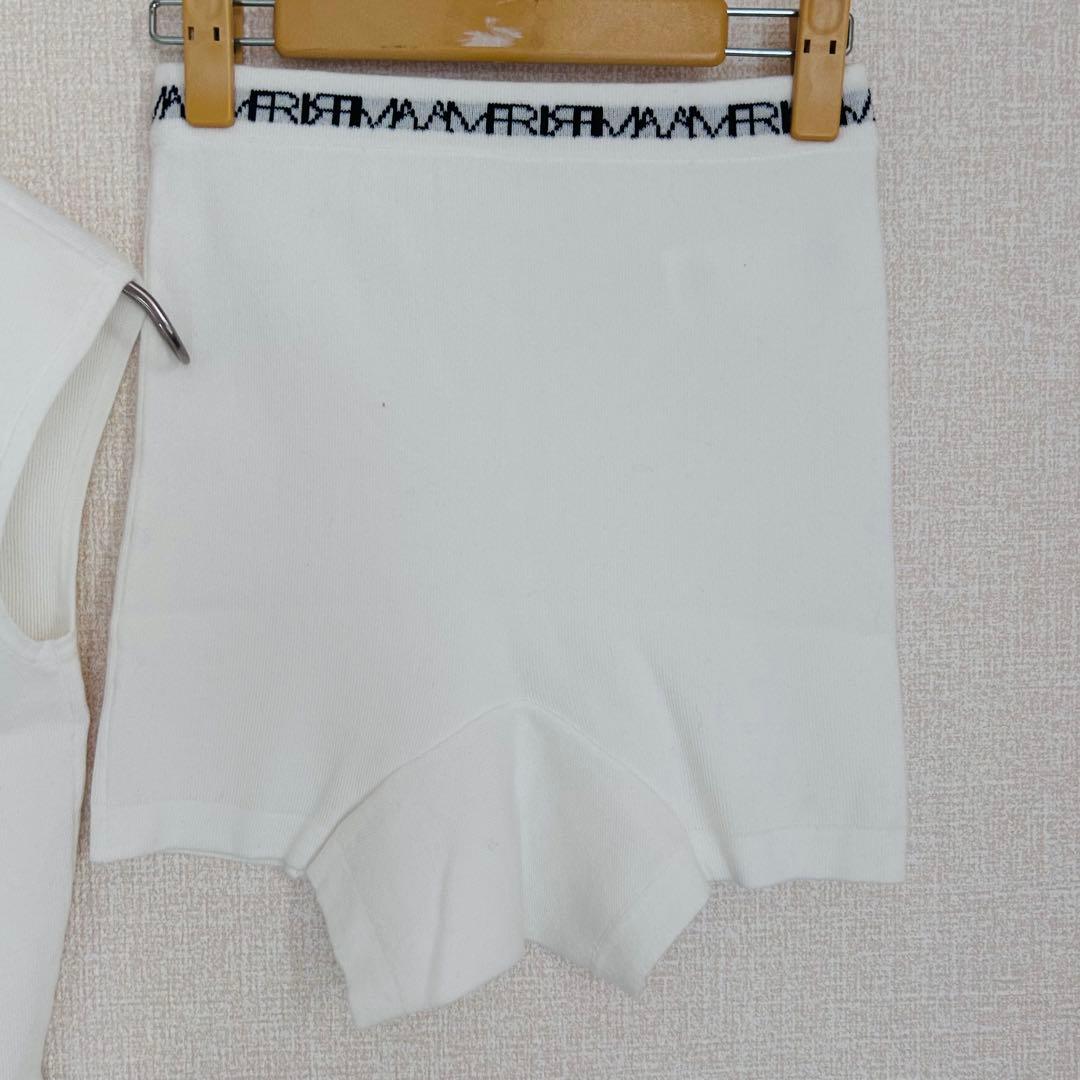 【未使用品】AMERIアメリ アメリヴィンテージ ロゴニットセットアップパンツ