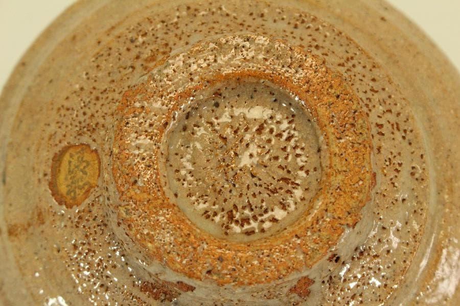 茶道具 夫婦茶碗 一対 黒織部 赤？ 書箱 骨董 古美術(BB455)