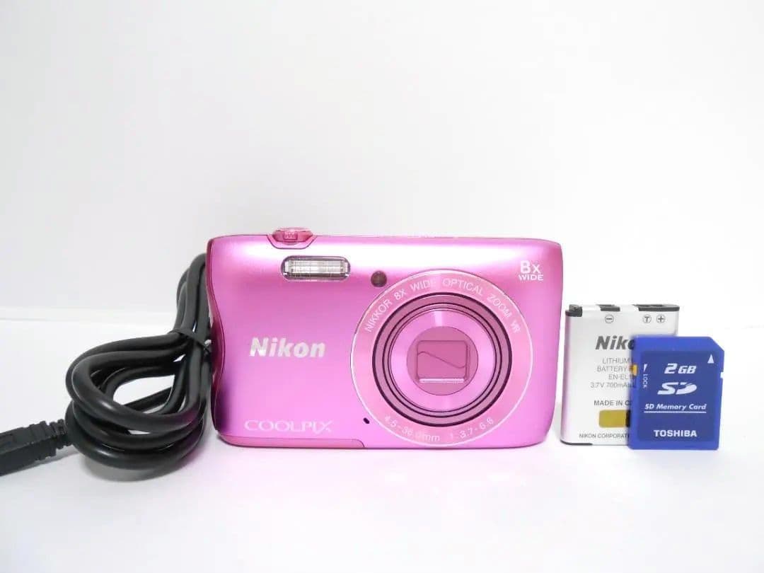 【お値下げ歓迎・美品】　ニコン　Nikon COOLPIX S3700 ピンク