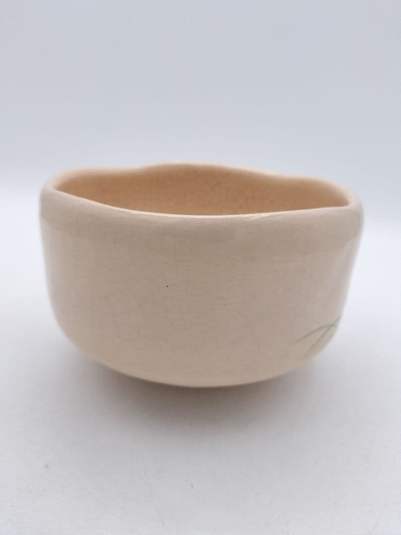 c664 茶碗 白楽 蛍火(闇光) 桂窯 伊東桂楽 木箱 茶道具 古物