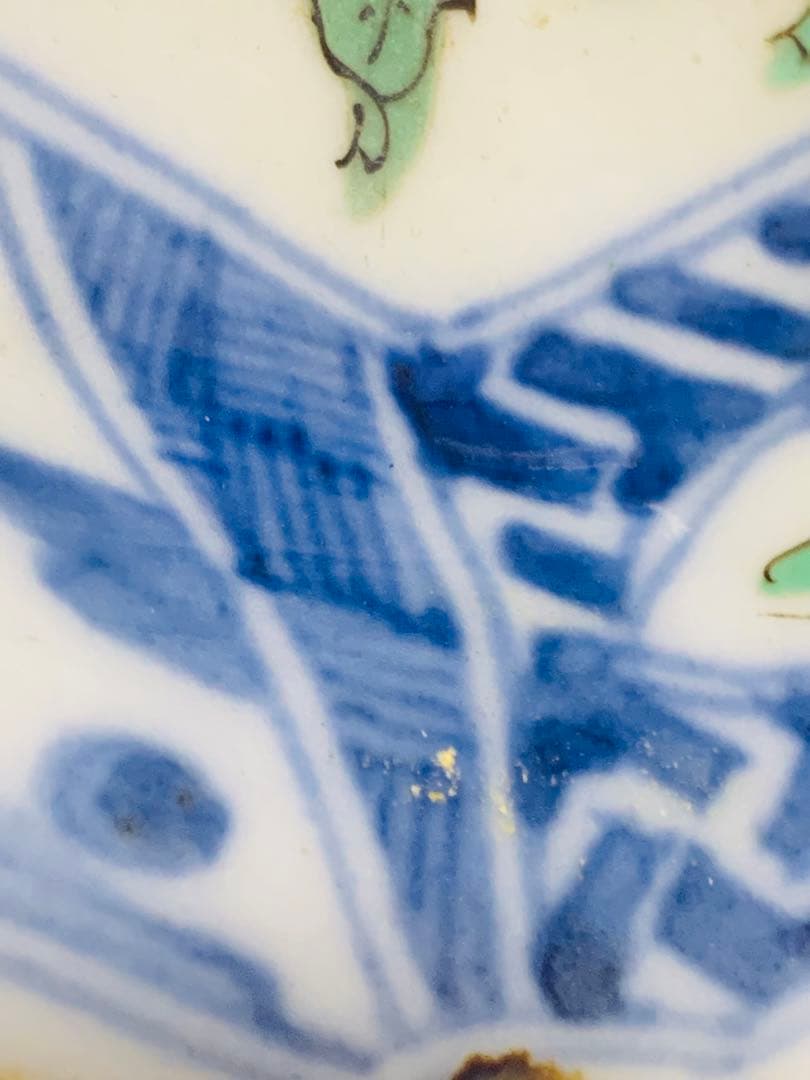 中国清時代早期五彩お皿