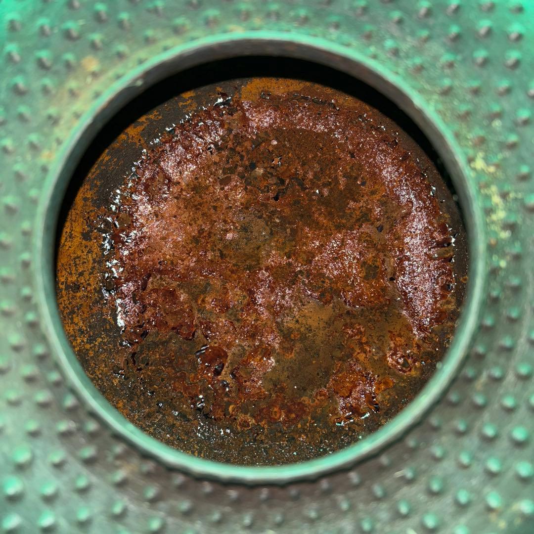 鋳鉄製 茶釜 突起模様