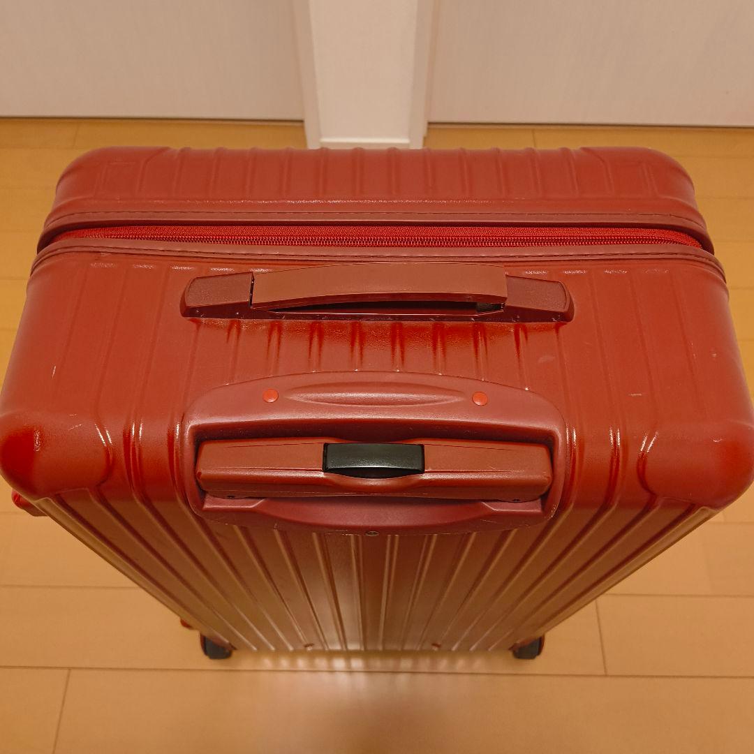 廃盤品 希少 RIMOWA 63L 2輪 855.63 キャリーケース レッド
