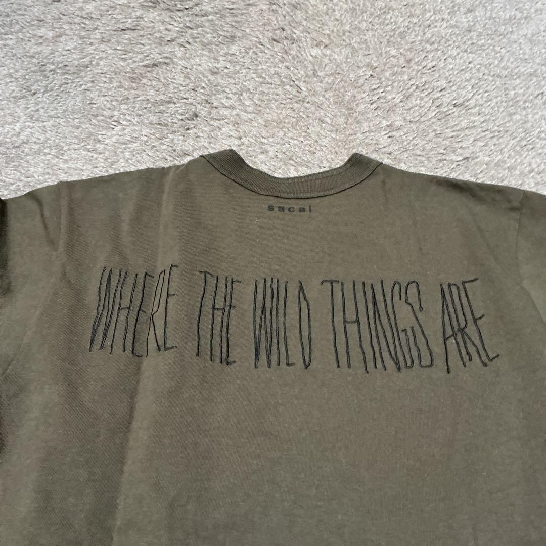 【25AW 完売品】sacai Tシャツ カーキ