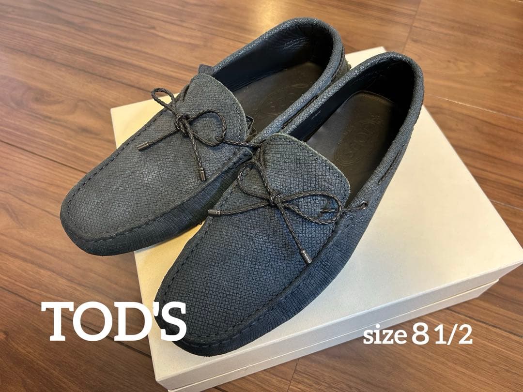 未使用トッズ⭐︎ドライビングシューズメンズネイビー