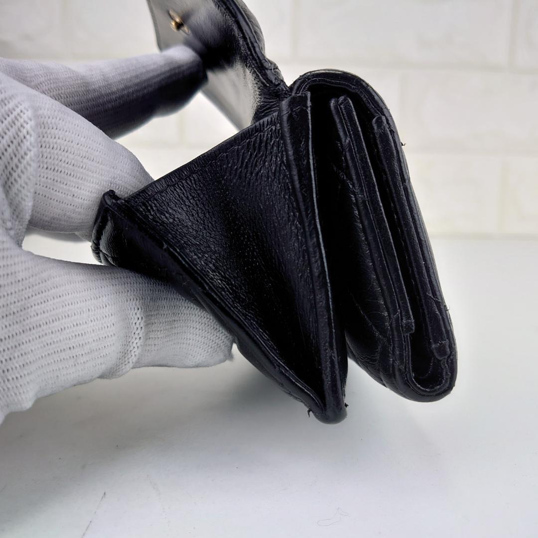 【めめ様用】シャネル　マトラッセ三つ折り　ナノ財布　【希少・カンボン柄】2197