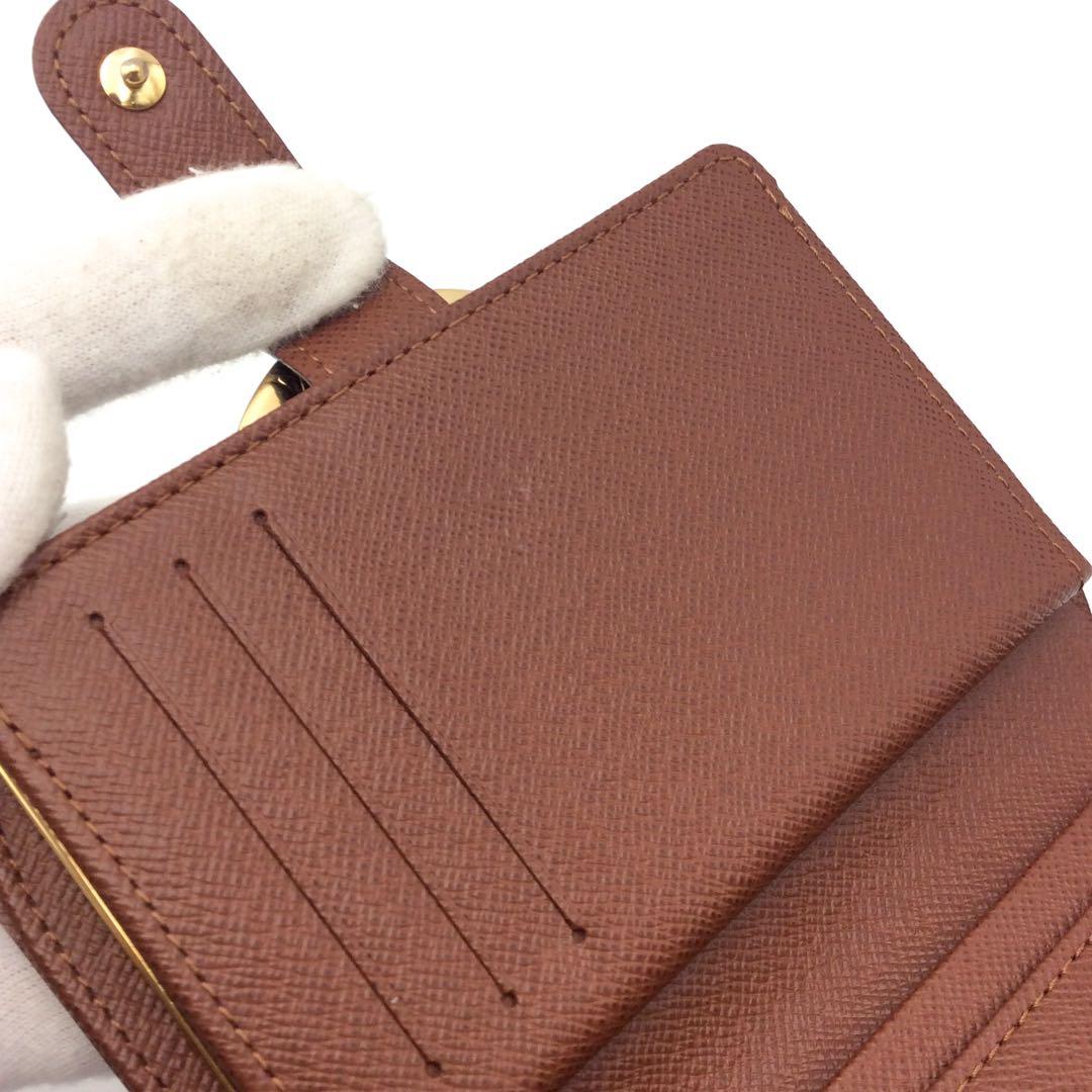 ルイヴィトン モノグラム レディース がま口財布 ヴィエノワ 新型 M61674