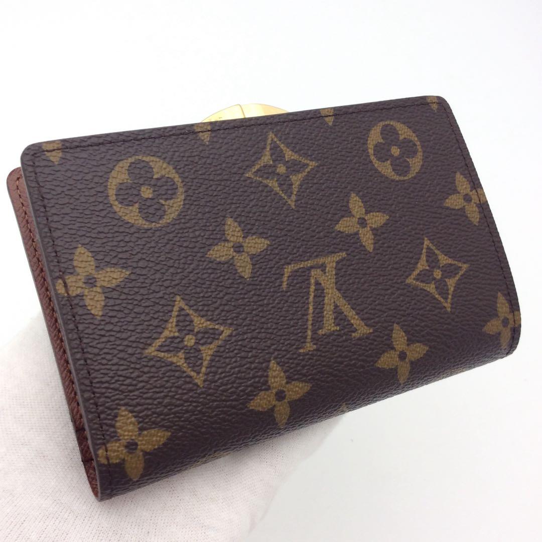 ルイヴィトン モノグラム レディース がま口財布 ヴィエノワ 新型 M61674