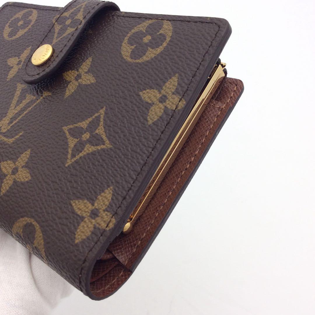 ルイヴィトン モノグラム レディース がま口財布 ヴィエノワ 新型 M61674
