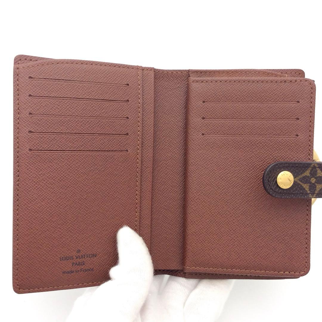 ルイヴィトン モノグラム レディース がま口財布 ヴィエノワ 新型 M61674