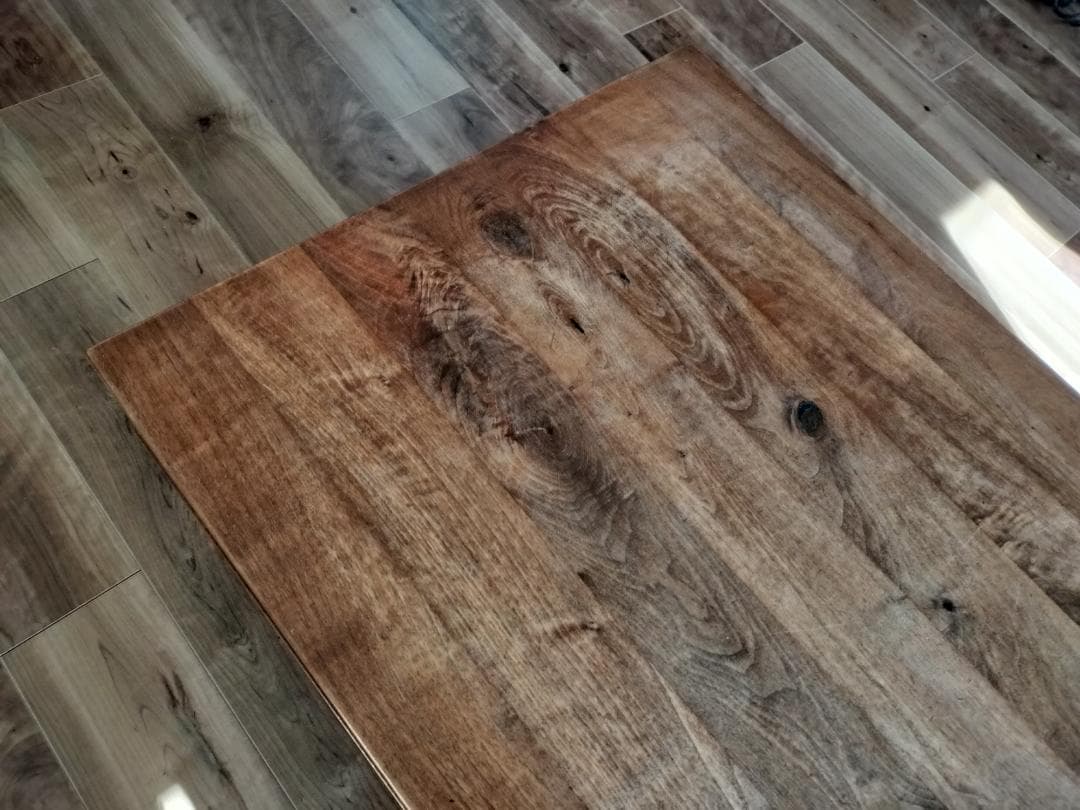 あや　レア 中棚付き ウォールナット 無垢 ローテーブル 板厚20mm