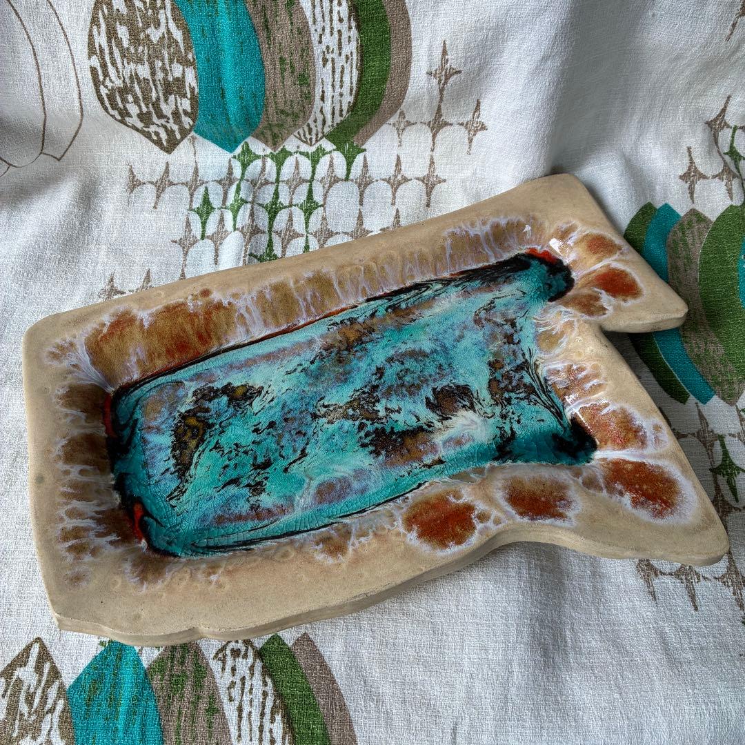 希少BIG！50s～60sアメリカアンティーク　ミッドセンチュリー大皿　USA