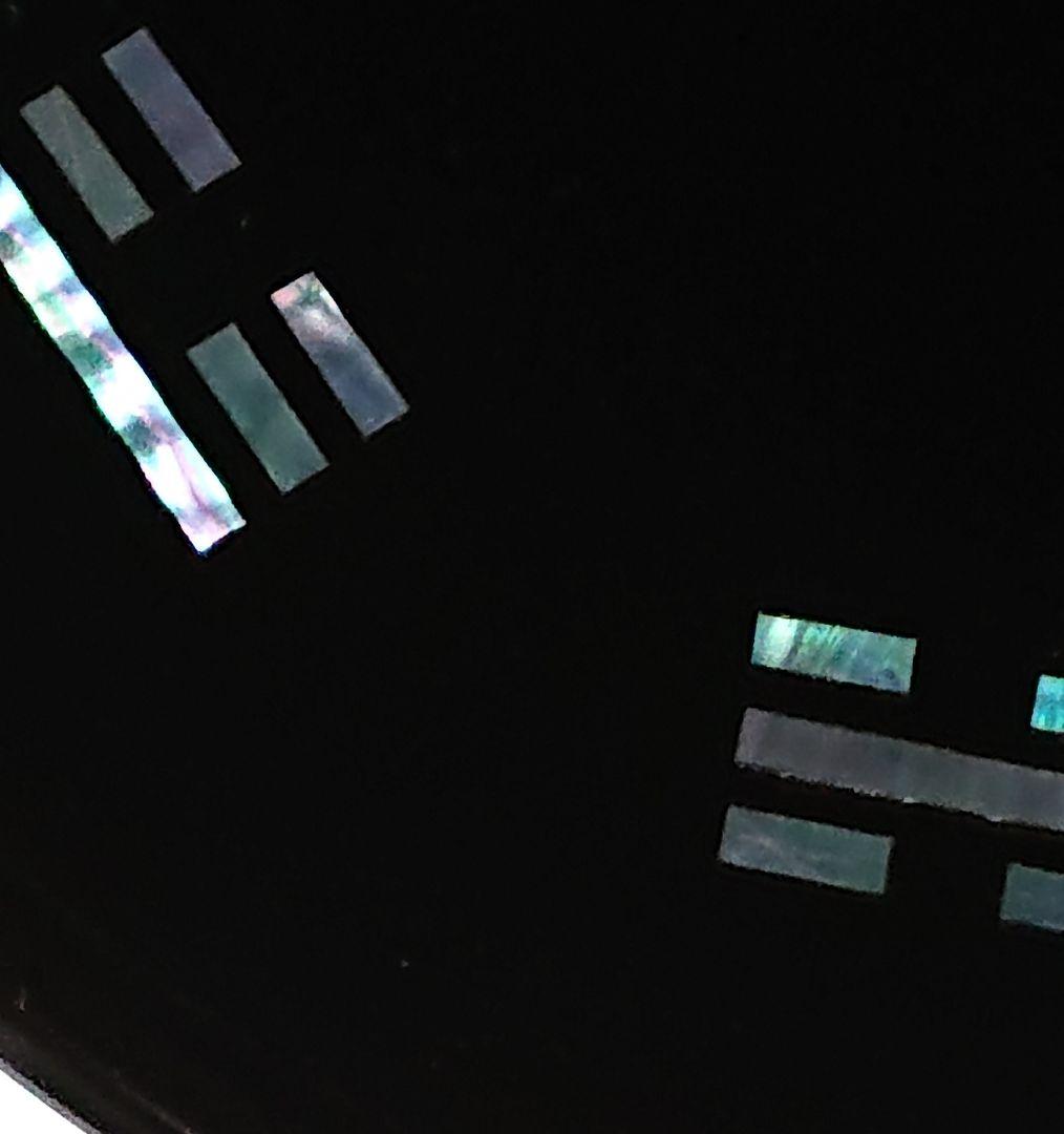 茶道具 八卦盆 真塗 木製漆 青貝螺鈿 平安象彦